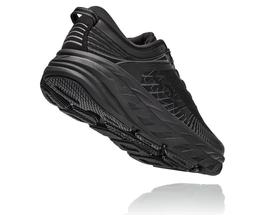 Zapatillas Running Hoka One One Hombre - Bondi 7 - Negras - ONR398064